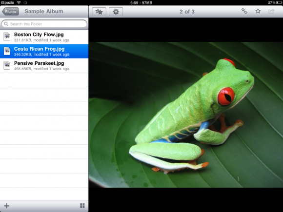 Dropbox iPad 2