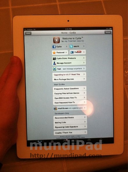 imagen jailbreak iPad 2