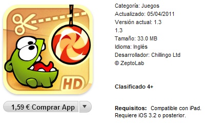 Cut the Rope itunes