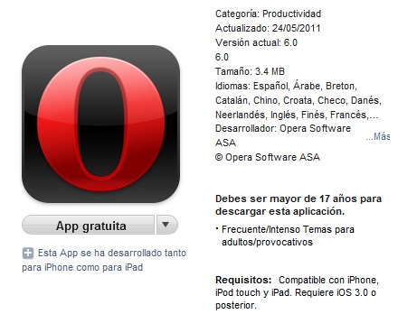 Opera iTunes