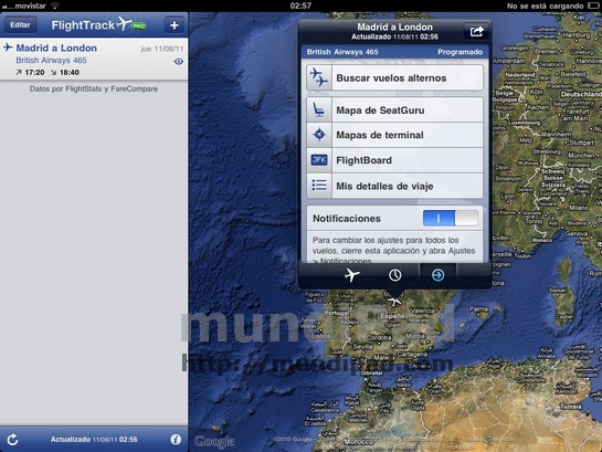 Flight track Pro iPad