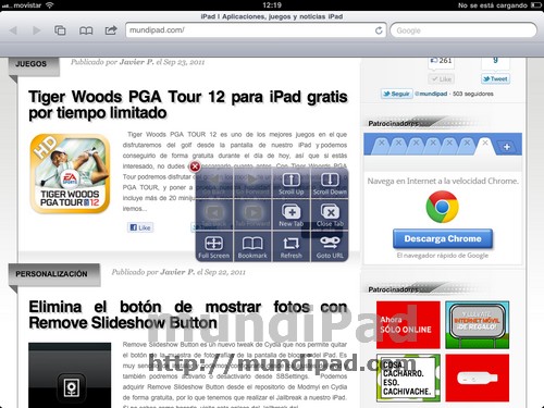 ActionsPop FullScreen for iPad