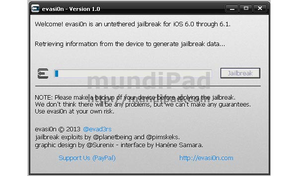 Tutorial del Jailbreak del iPad con iOS 6.0 o 6.1 con evasi0n