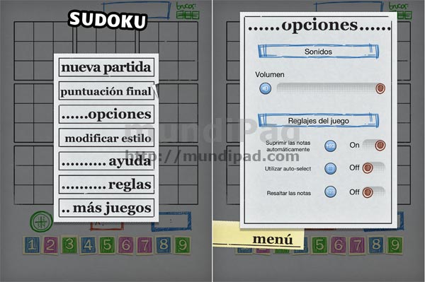 Sudoku App HD para iPad