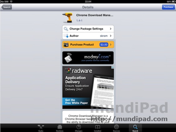 Chrome Download Manager para administrar tus descargas en el iPad