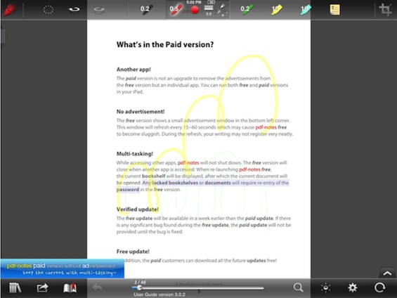 Pdf-notes for iPad