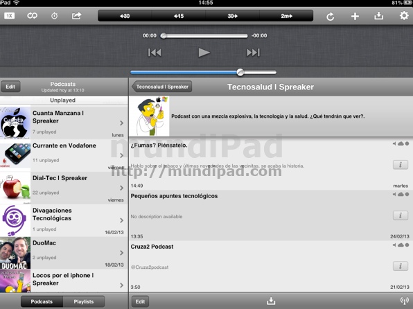 Mejores aplicaciones para escuchar Podcast en iPad