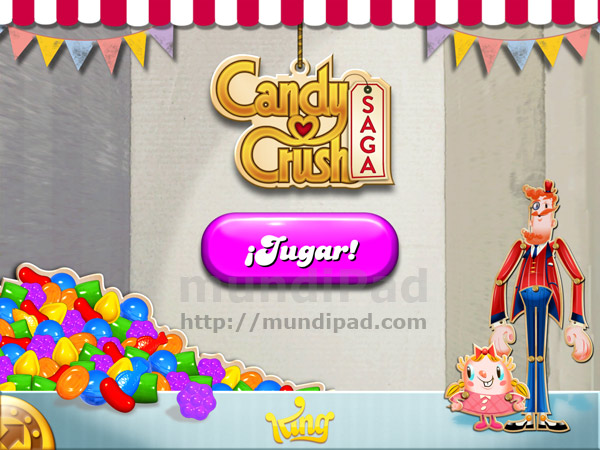 Adictivo juego Candy Crush Saga para el iPad