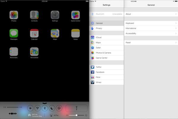 Varias capturas de pantalla nos muestran la apariencia de iOS 7 en el iPad