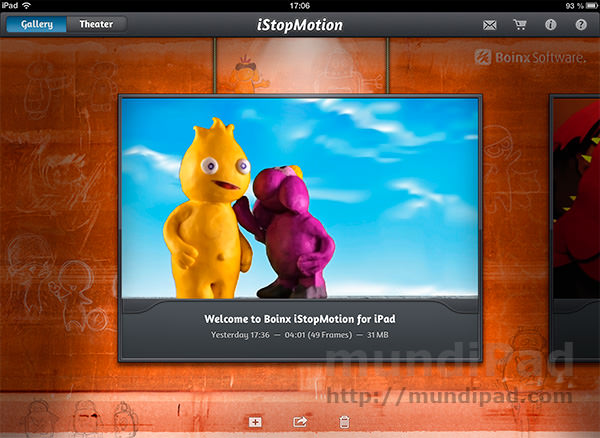 Análisis de iStopMotion para iPad
