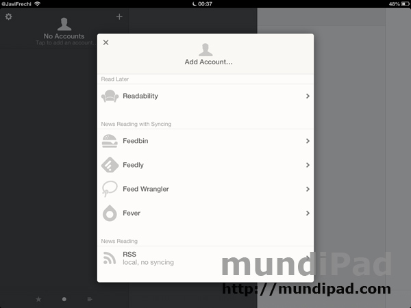 Reeder 2 para iPad ya está disponible en la AppStore
