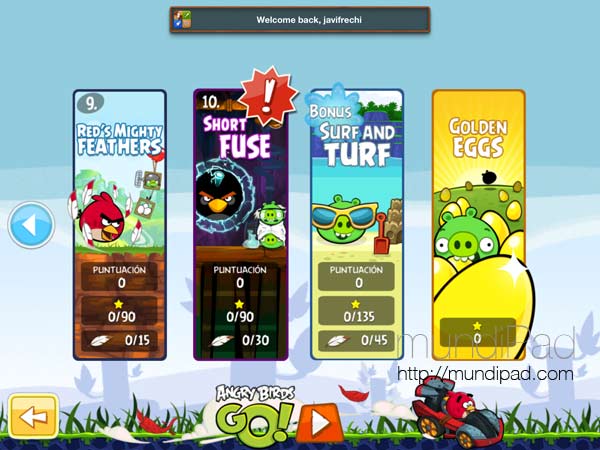 Angry Birds HD se actualiza a la versión 3.4