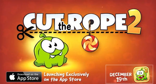 Cut The Rope 2 de ZeptoLab para iPad