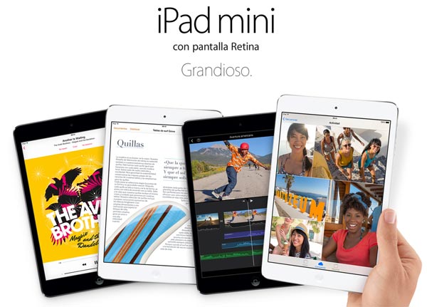 Apple recupera stock del iPad Mini con pantalla de retina