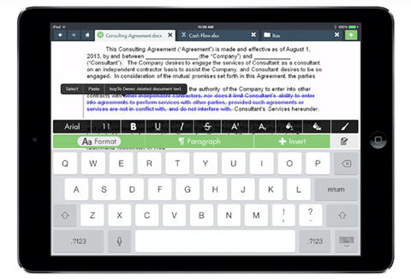 hopTo es LA aplicación de productividad para iPad 
