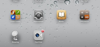 FaceTime iPad 1